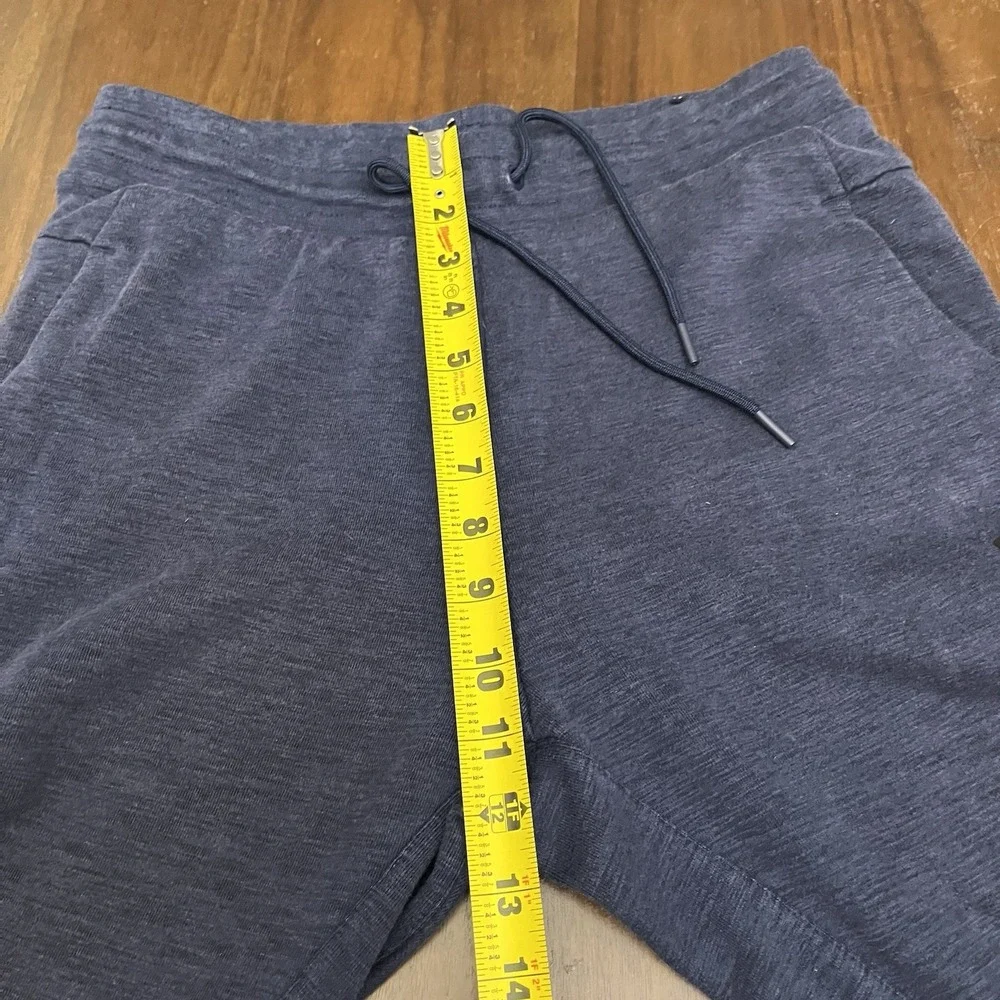 Nike Sportswear Optic Tech Jogger Sweatpants Men's Medium Blue Tapered Zip